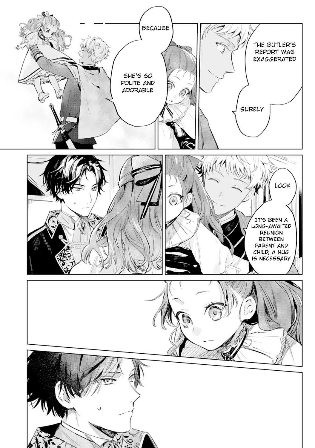 The Reincarnated Villainess Child Becomes the Scary Duke’s Beloved Daughter. Chapter 1 Page 22
